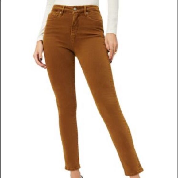 Good American Good waist Faux Suede Jeans - Picture 1 of 5